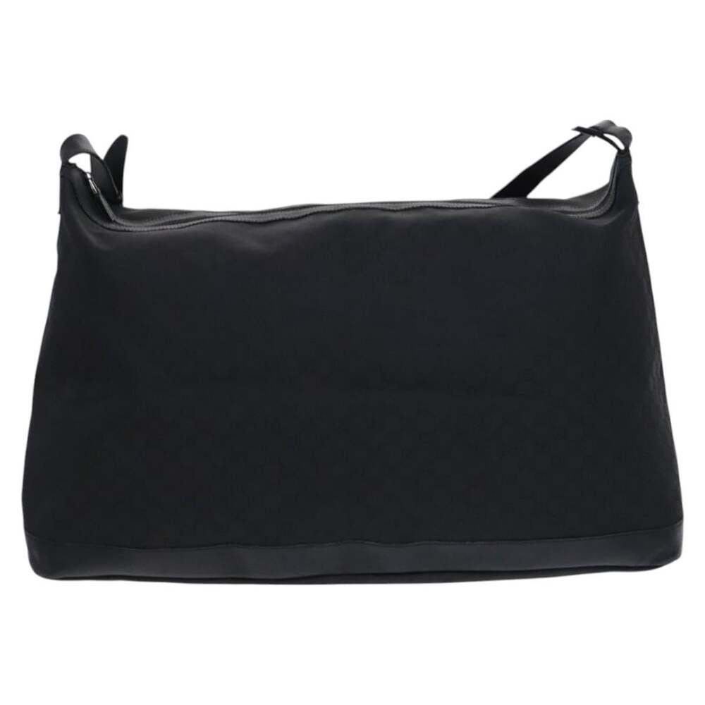 Gucci GG Canvas Shoulder Bag Nylon Black